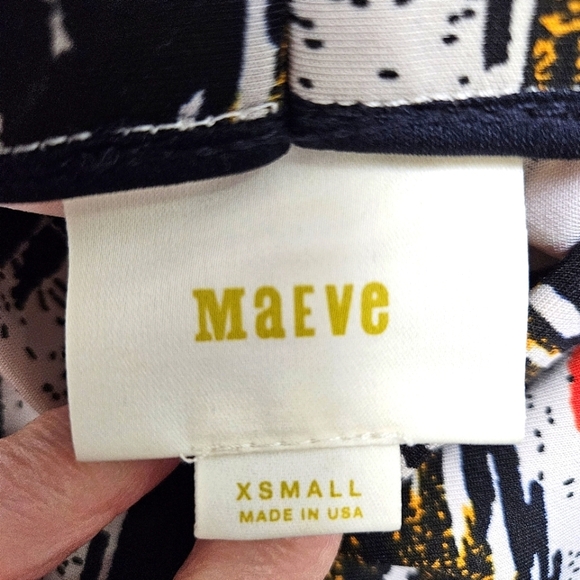 Maeve Anthropologie Iguazu Ikat Print Women's Pencil Skirt Size XS - Picture 4 of 8